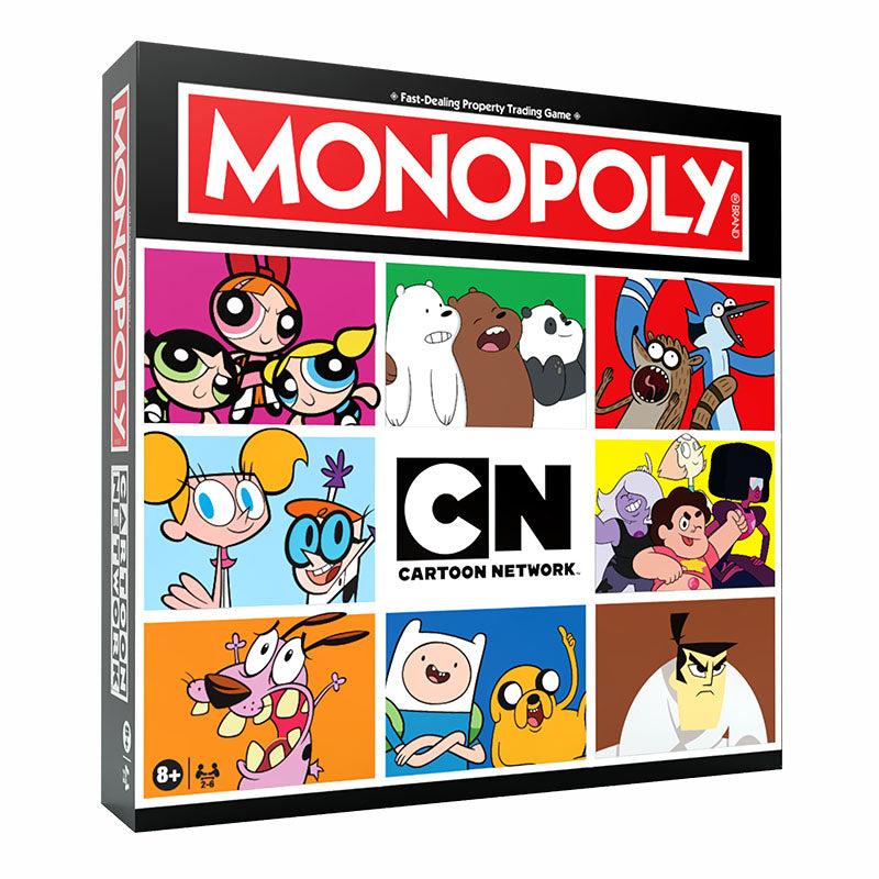 usaopoly monopoly cartoon network edition game box