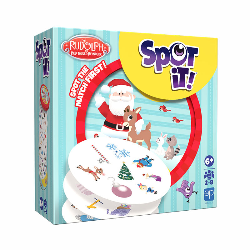 Rudolph spot it! matching game from usaopoly