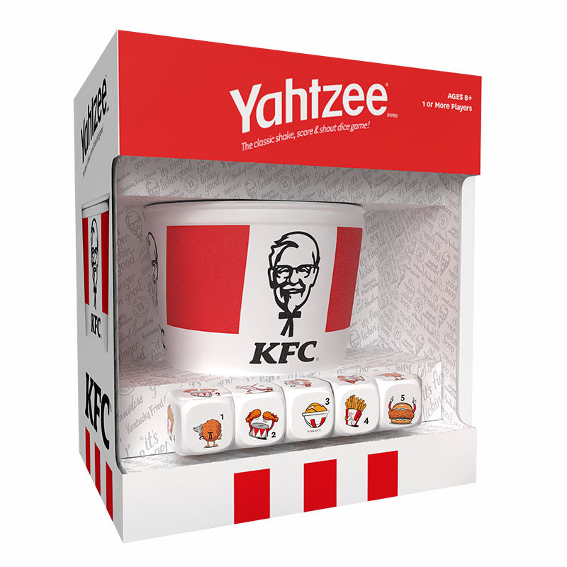 usaopoly yahtzee KFC edition game box