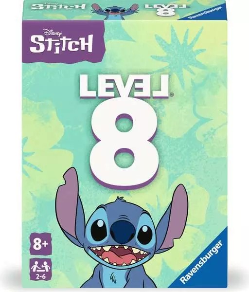 Disney Stitch Level 8 game box with character and Ravensburger logo