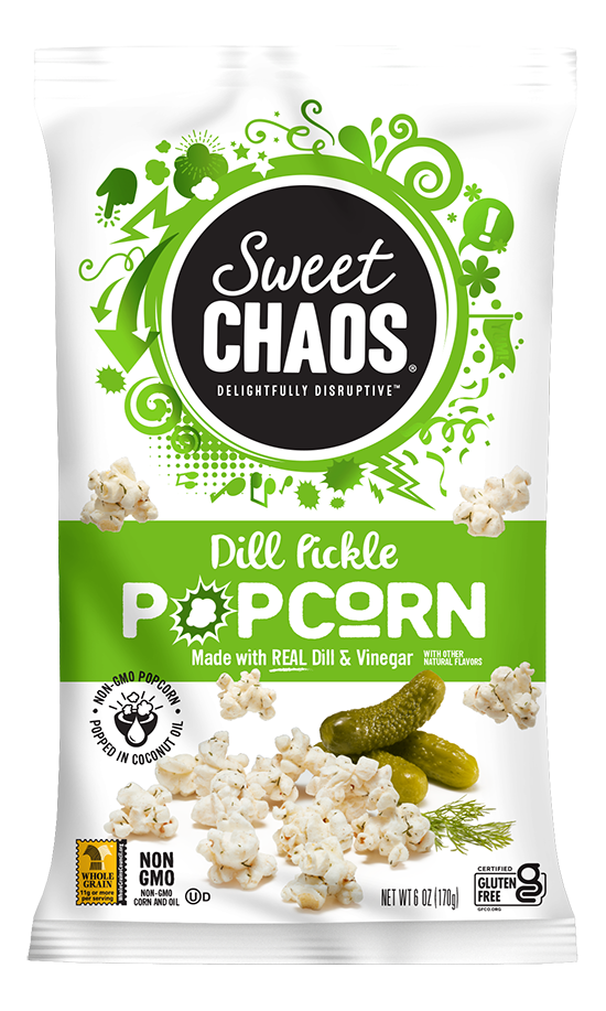Sweet Chaos Dill Pickle 6oz popcorn