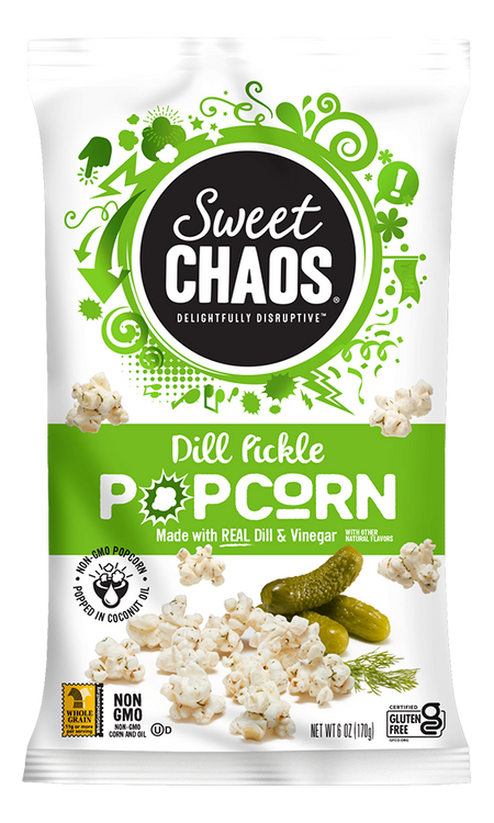 Sweet Chaos Dill Pickle 6oz popcorn