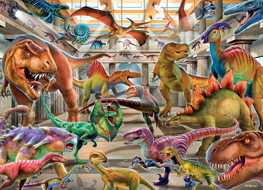 Cobble Hill: Dino Museum: 1000 Piece Puzzle