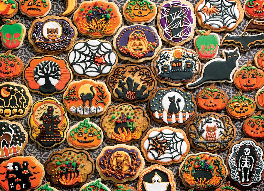 Cobble Hill: Halloween Cookies: 1000 Piece Puzzle