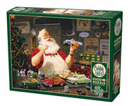 Cobble Hill: Santa Painting Cars: 1000 Piece Puzzle