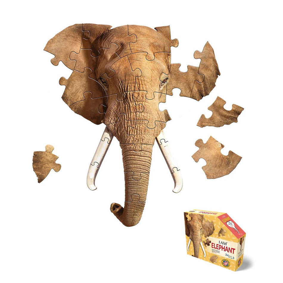 Madd Capp: I Am Elephant: 24 Piece Shaped Puzzle