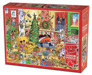 Cobble Hill: Doodle Town: Catching Santa: 1000 Piece Puzzle