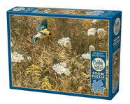 Cobble Hill: Queen Anne's Lace and American Goldfinch: 500 Piece Puzzle