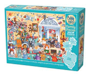 Cobble Hill: Cats & Dogs Museum: Family 350 Piece Puzzle