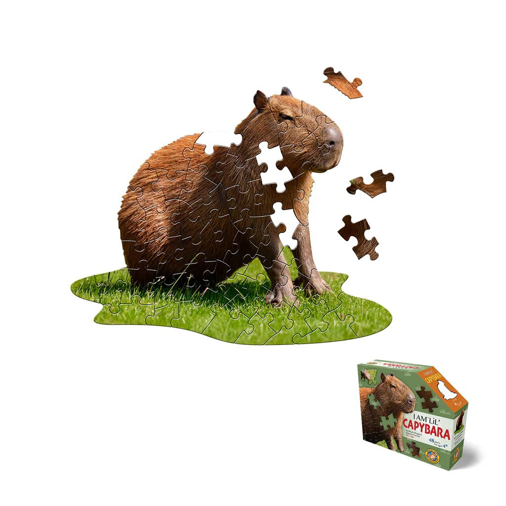 madd capp i am capybara 48-piece shaped jigsaw puzzle