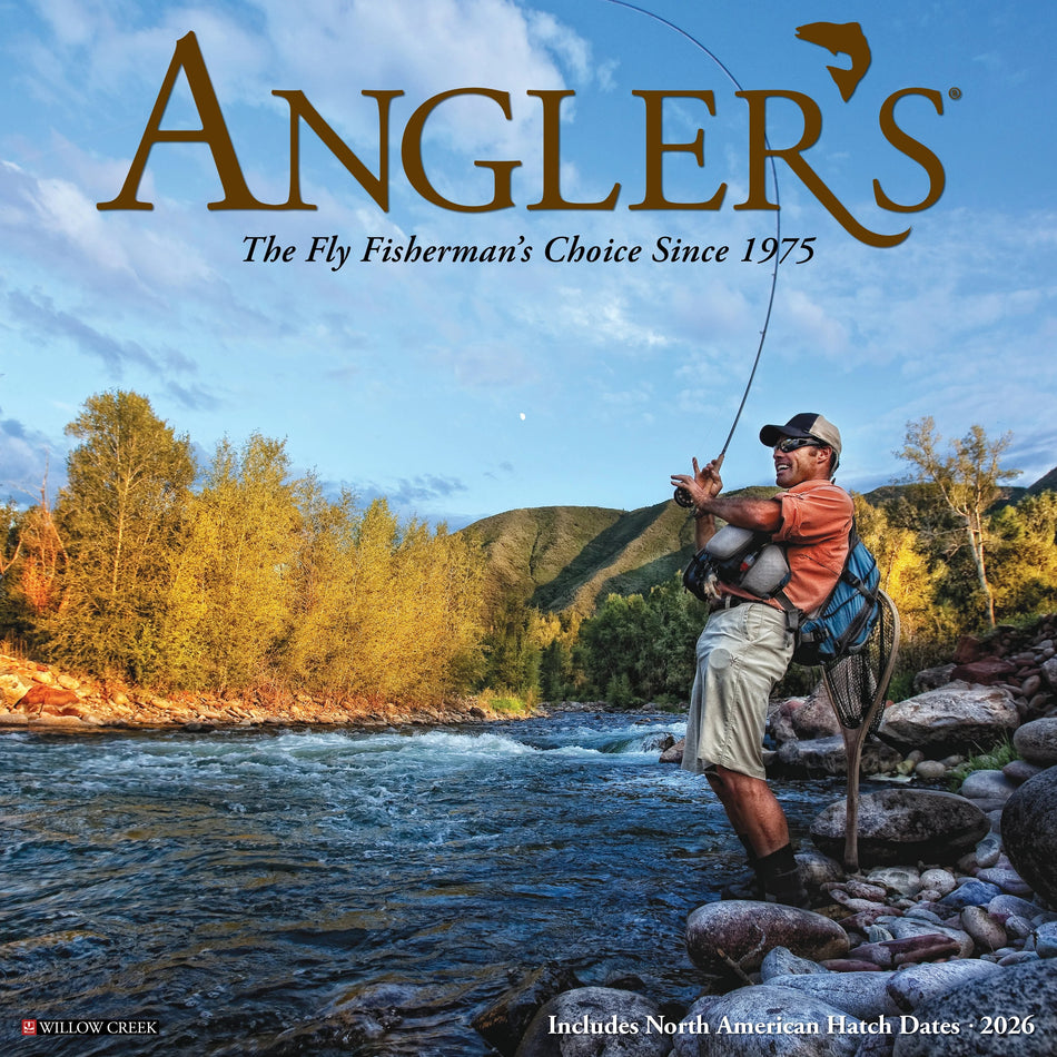Willow Creek: Angler's: 2026 12 x 12 Wall Calendar