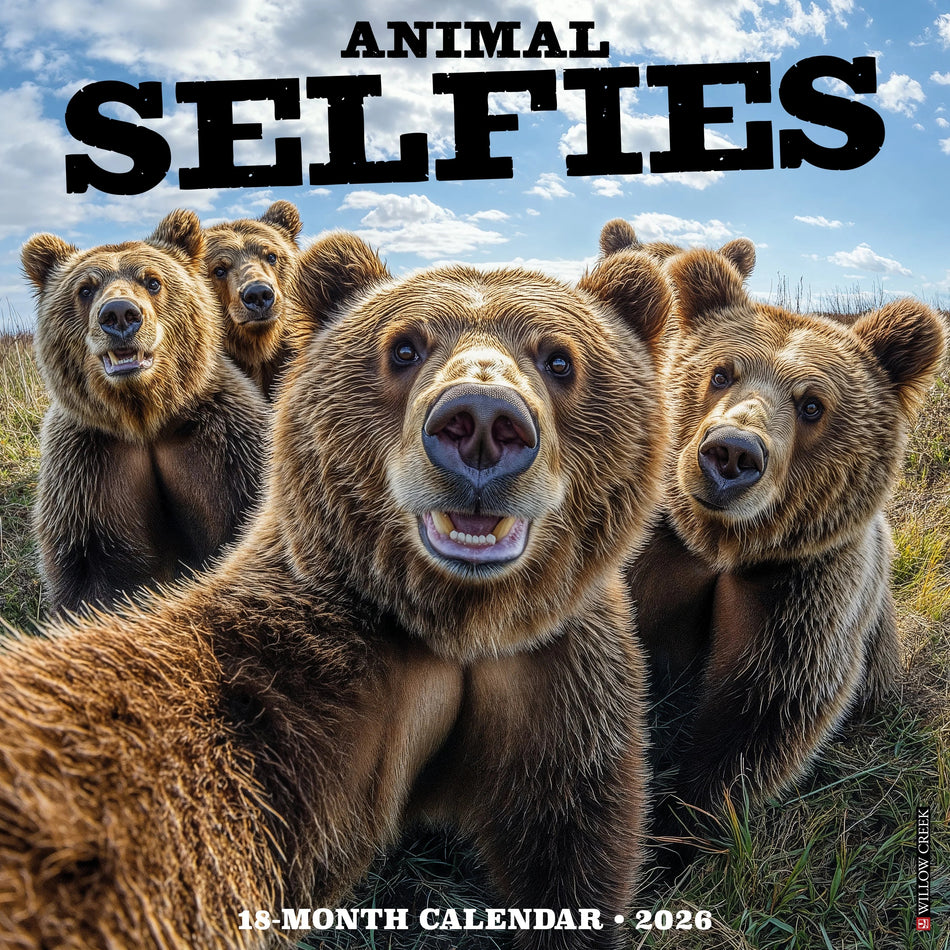 Willow Creek: Animal Selfies: 2026 12 x 12 Wall Calendar