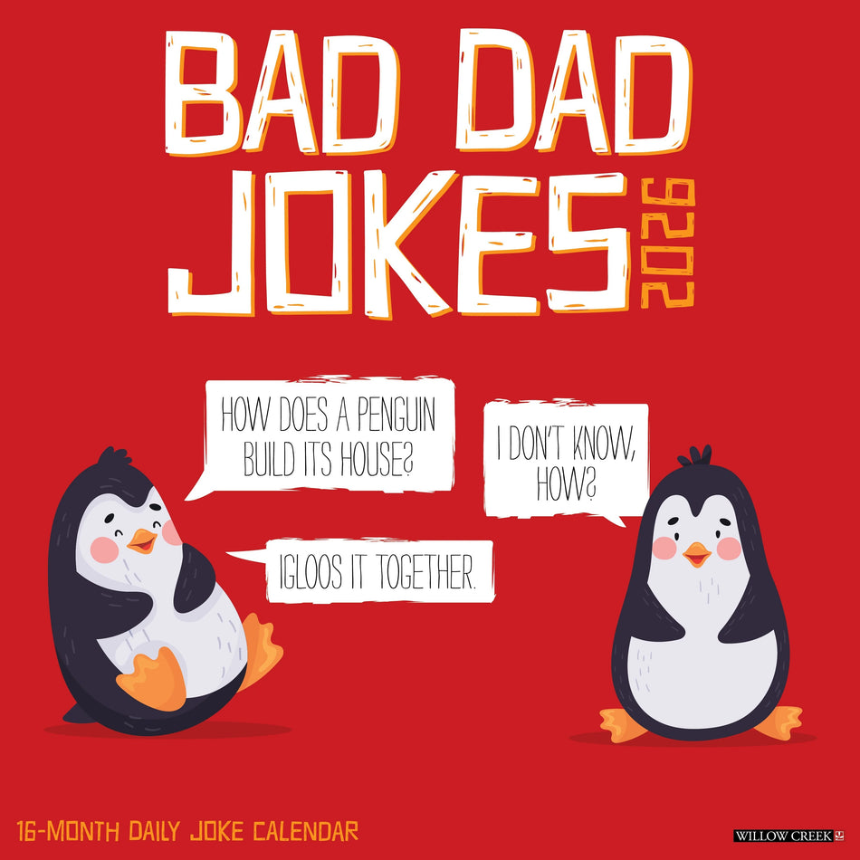 Willow Creek: Bad Dad Jokes: 2026 12 x 12 Wall Calendar