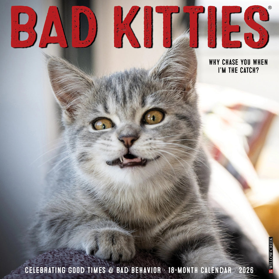 Willow Creek: Bad Kitties: 2026 12 x 12 Wall Calendar