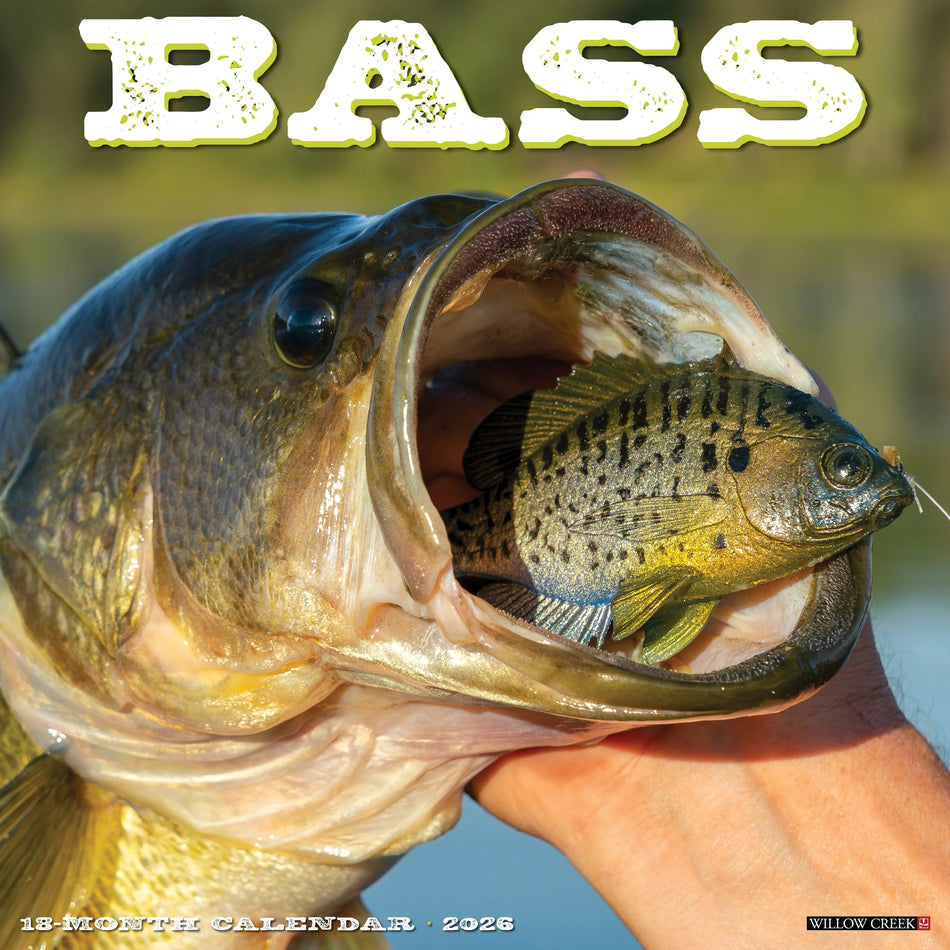 Willow Creek: Bass: 2026 12 x 12 Wall Calendar