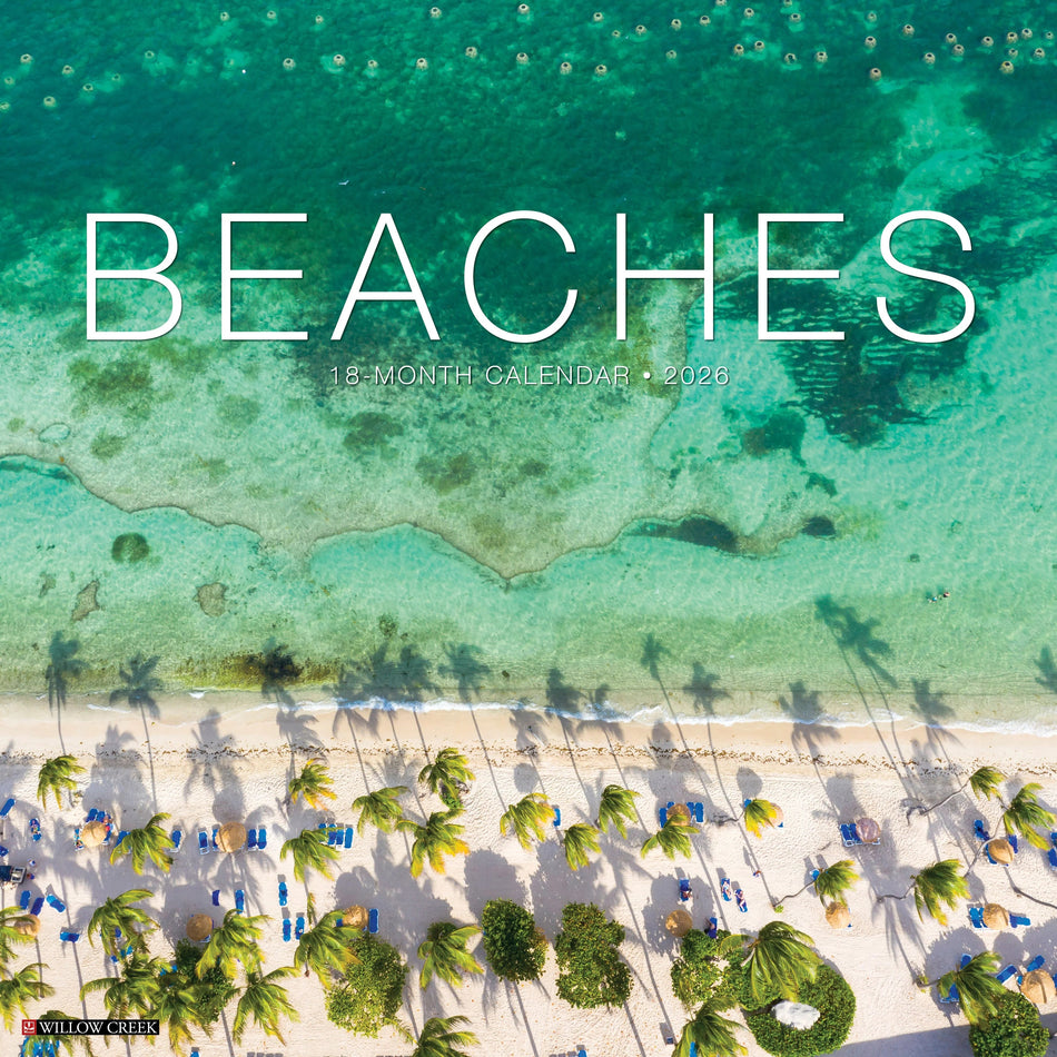 Willow Creek: Beaches: 2026 12 x 12 Wall Calendar