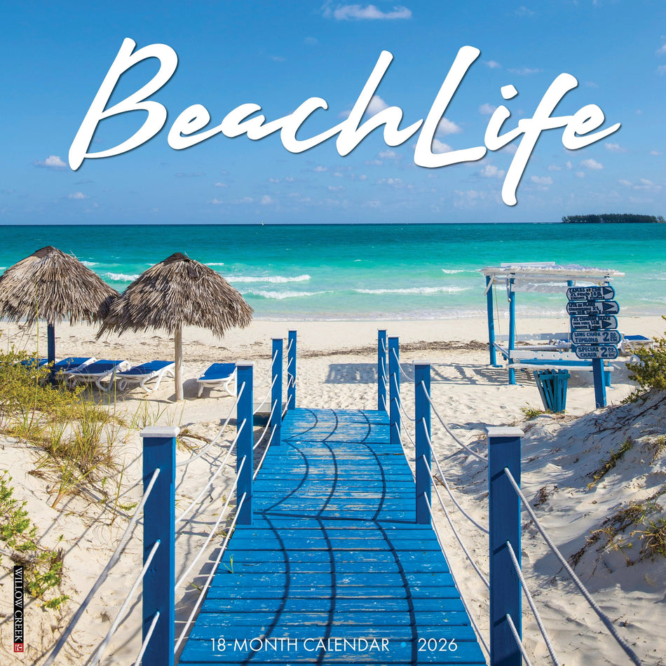 Willow Creek: BeachLife: 2026 12 x 12 Wall Calendar