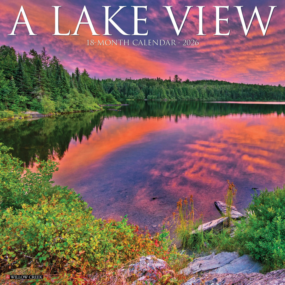 Willow Creek: A Lake View: 2026 12 x 12 Wall Calendar
