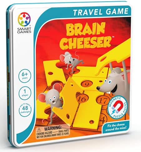 SmartGames: Brain Cheeser: 1 Player Magnetic Puzzle Game