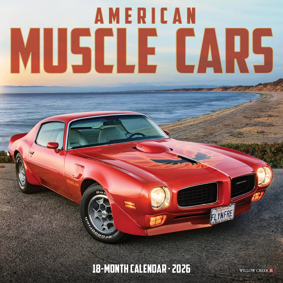 Willow Creek: American Muscle Cars: 2026 7 x 7 Mini-Wall Calendar