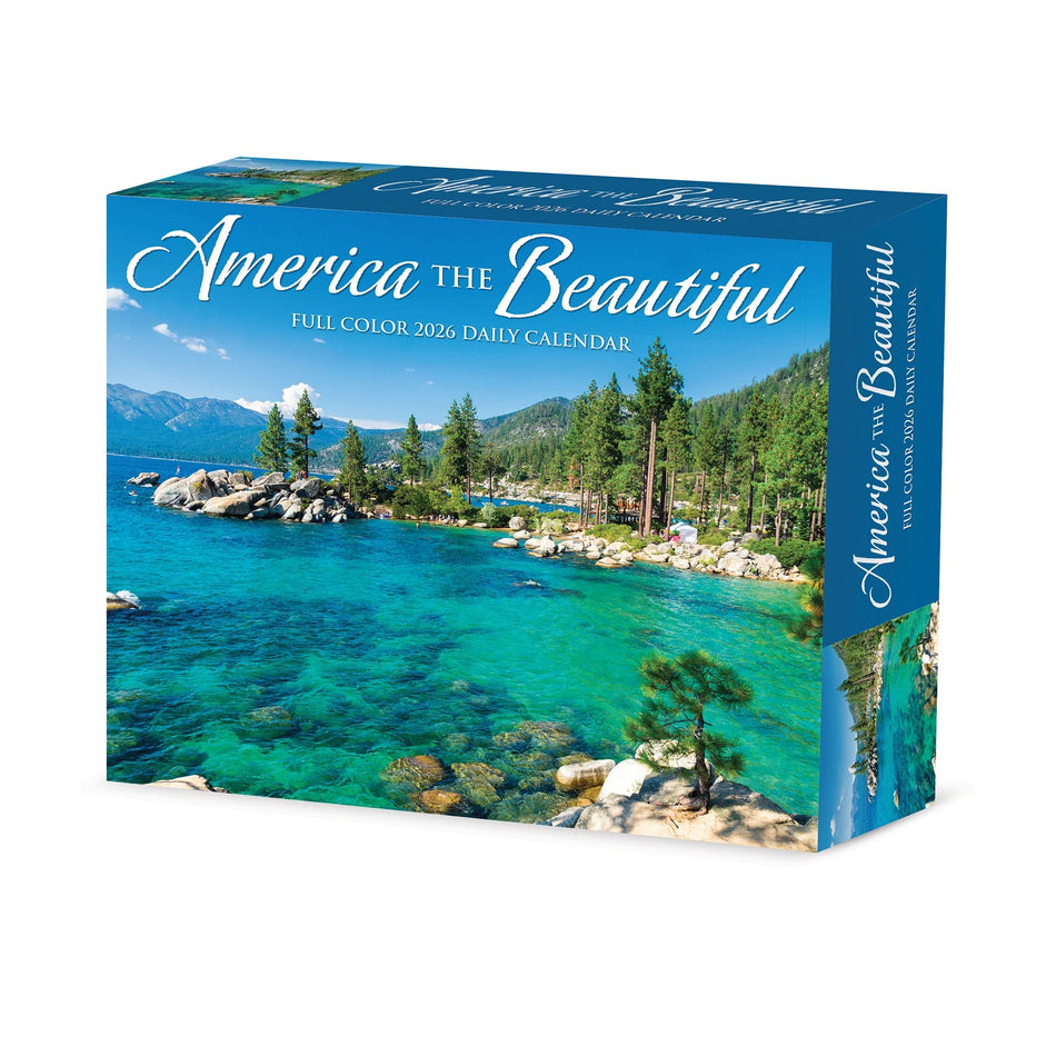Willow Creek: America the Beautiful: 2026 5.86 x 4.72 Inch (Box) Daily Calendar