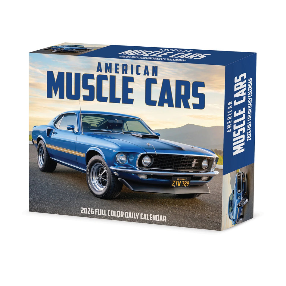 Willow Creek: American Muscle Cars: 2026 5.86 x 4.72 Inch (Box) Daily Calendar