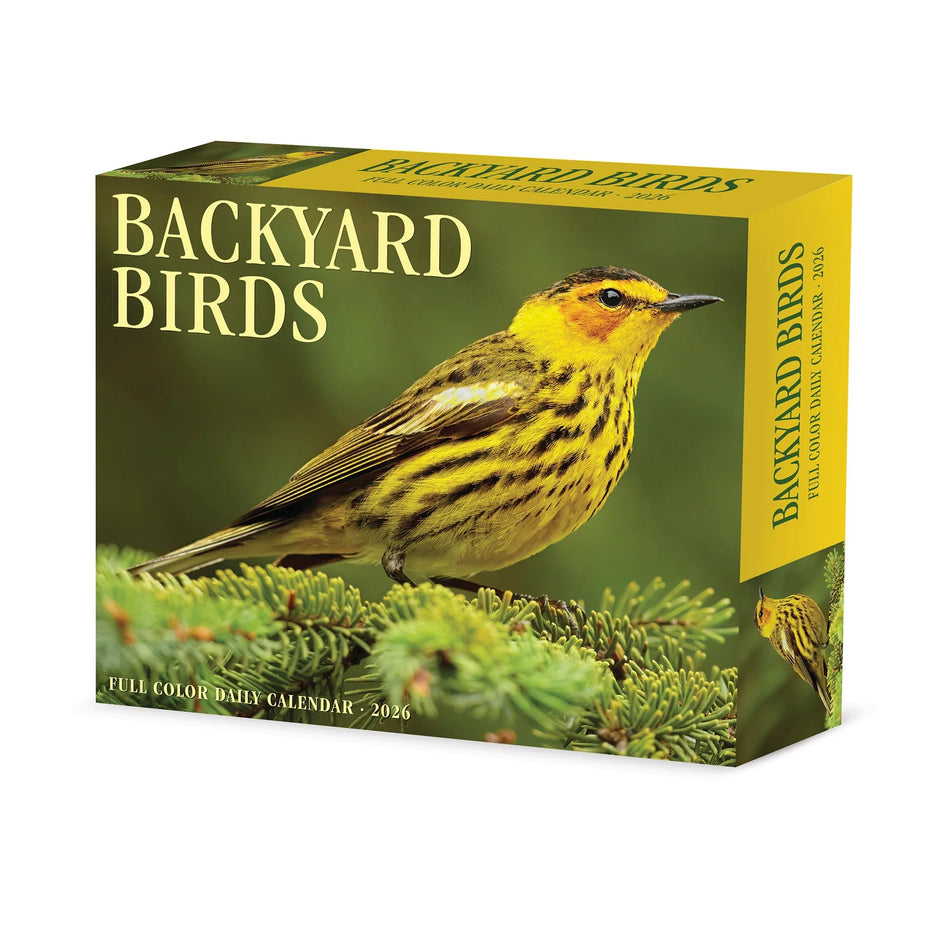 Willow Creek: Backyard Birds: 2026 5.86 x 4.72 Inch (Box) Daily Calendar