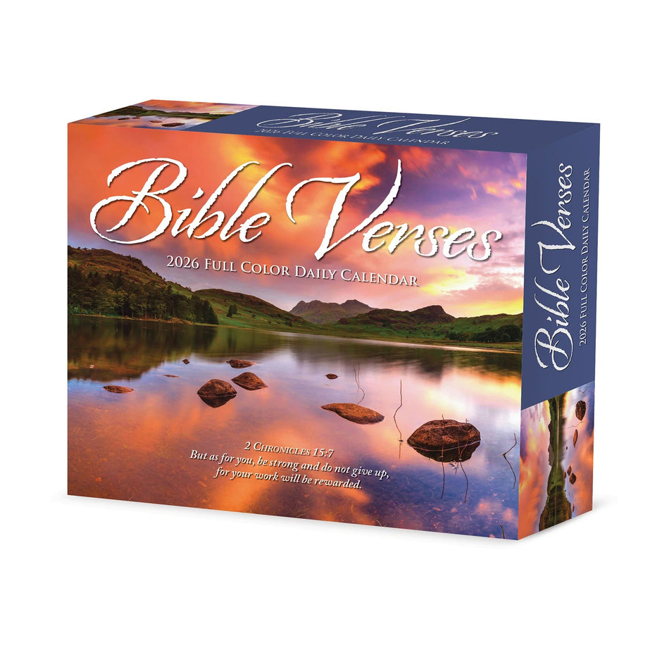 Willow Creek: Bible Verses: 2026 5.86 x 4.72 Inch (Box) Daily Calendar