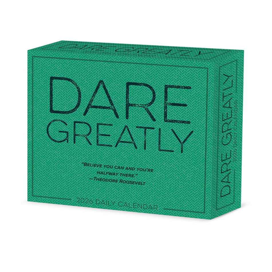 Willow Creek: Dare Greatly: 2026 5.86 x 4.72 Inch (Box) Daily Calendar
