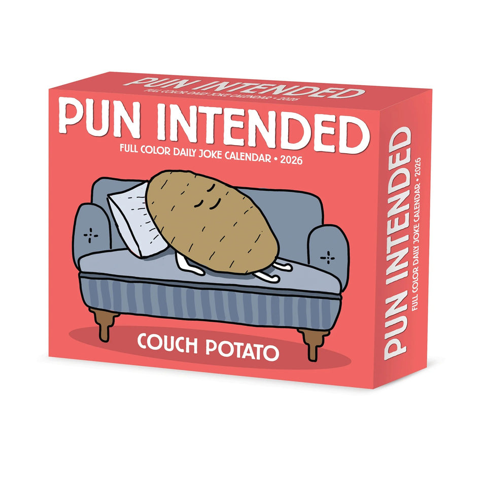 Willow Creek: Pun Intended: 2026 5.86 x 4.72 Inch (Box) Daily Calendar