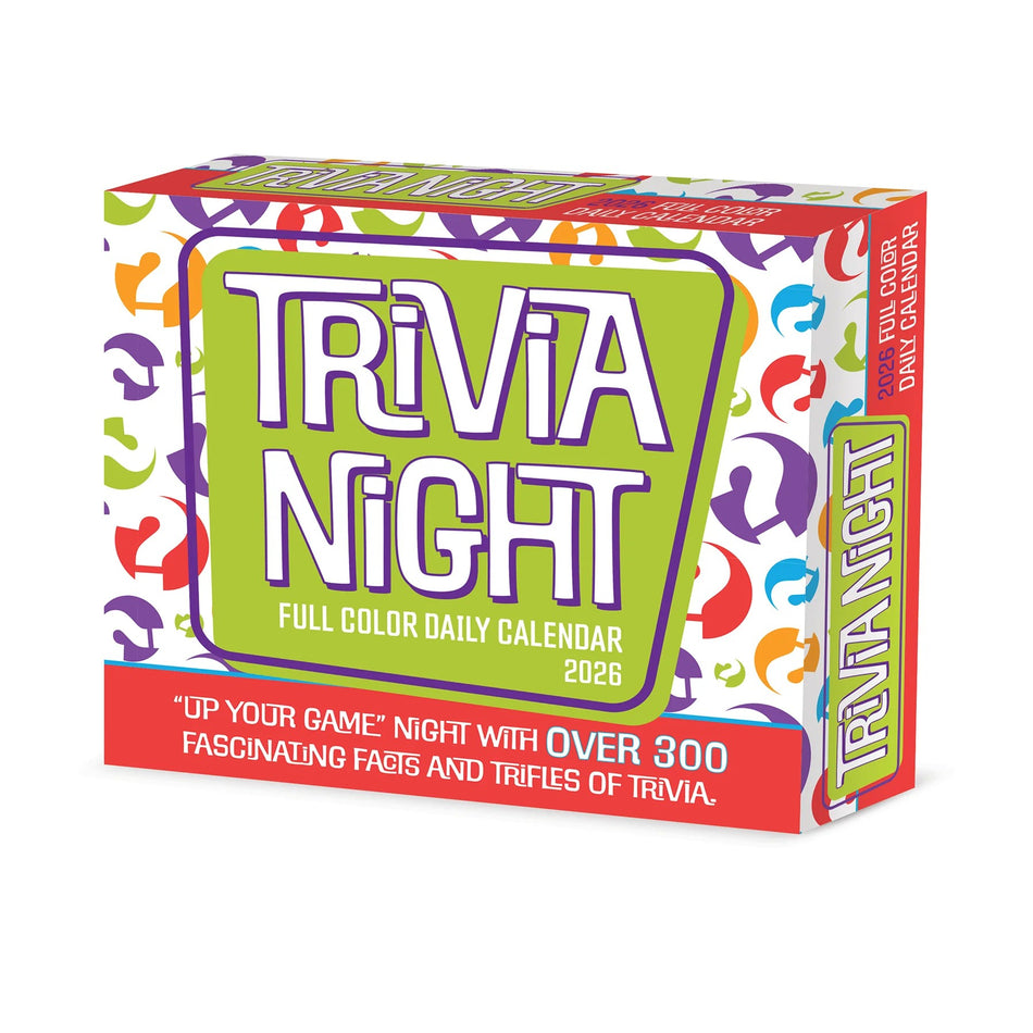 Willow Creek: Trivia Night: 2026 5.86 x 4.72 Inch (Box) Daily Calendar