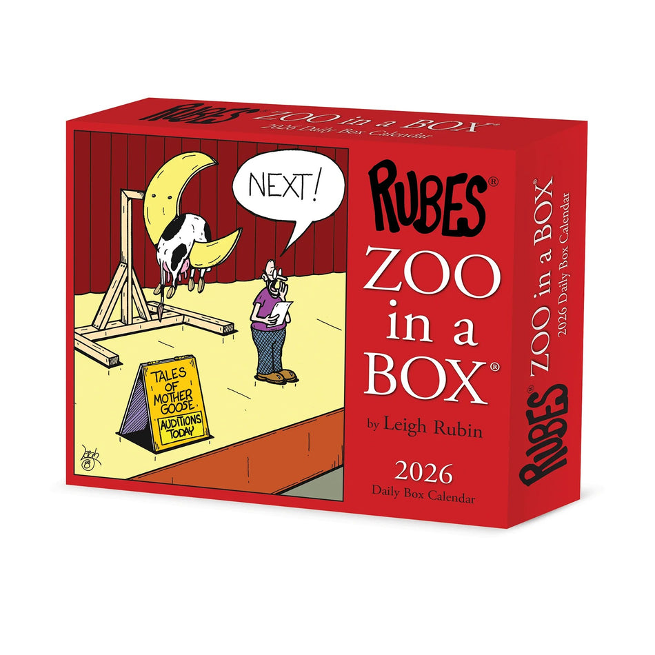 Willow Creek: RUBES Zoo in a Box: 2026 5.86 x 4.72 Inch (Box) Daily Calendar