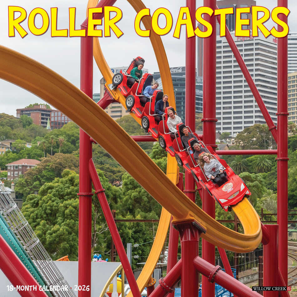 Willow Creek: Roller Coasters: 2026 12 x 12 Wall Calendar