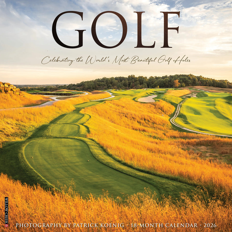 Willow Creek: Golf: 2026 12 x 12 Wall Calendar