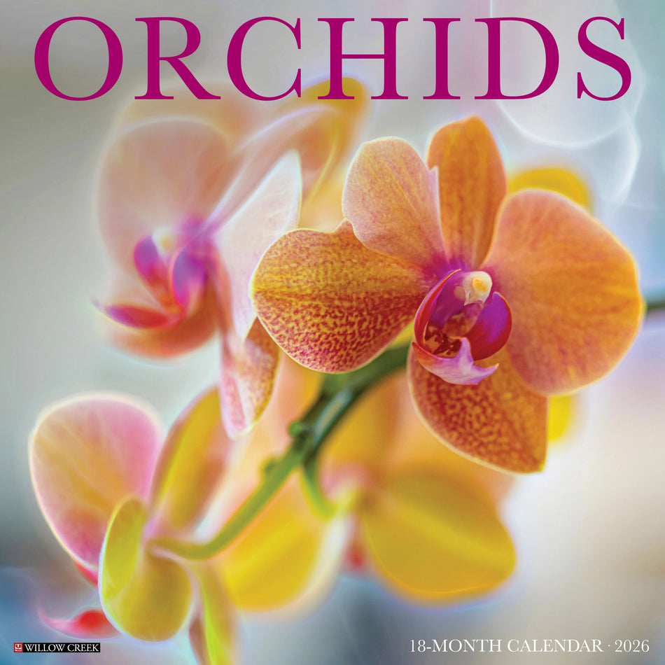 Willow Creek: Orchids: 2026 12 x 12 Wall Calendar