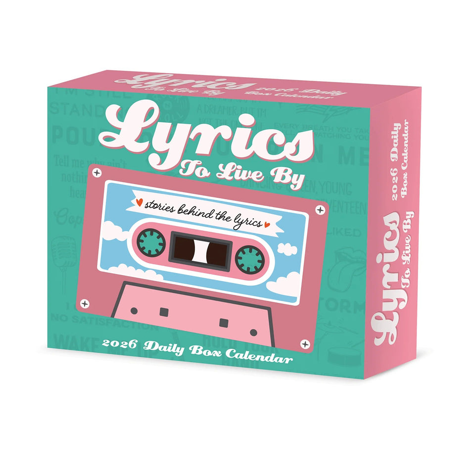 Willow Creek: Lyrics to Live By: 2026 5.86 x 4.72 Inch (Box) Daily Calendar