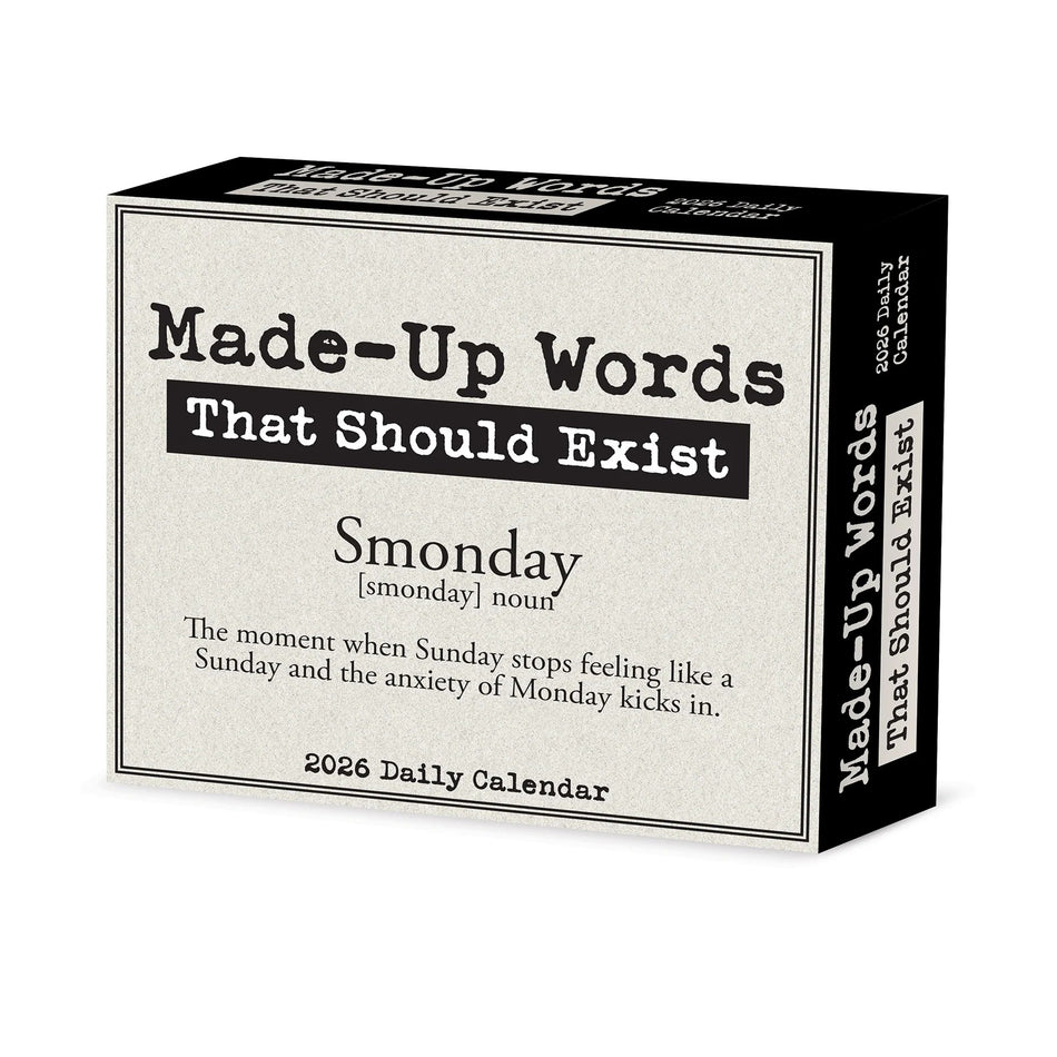 Willow Creek: Made-Up Words that Should Exist: 2026 5.86 x 4.72 Inch (Box) Daily Calendar