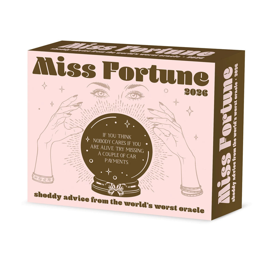 Willow Creek: Miss Fortune: 2026 5.86 x 4.72 Inch (Box) Daily Calendar