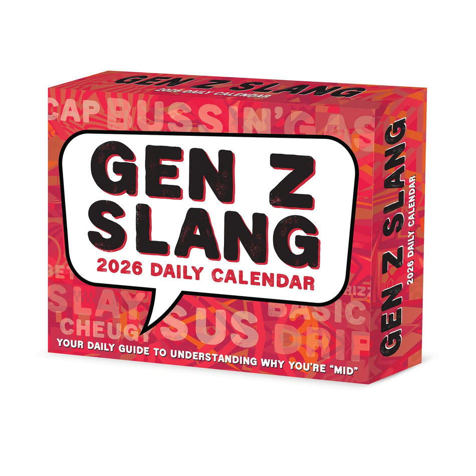 Willow Creek: Gen Z Slang: 2026 5.86 x 4.72 Inch (Box) Daily Calendar