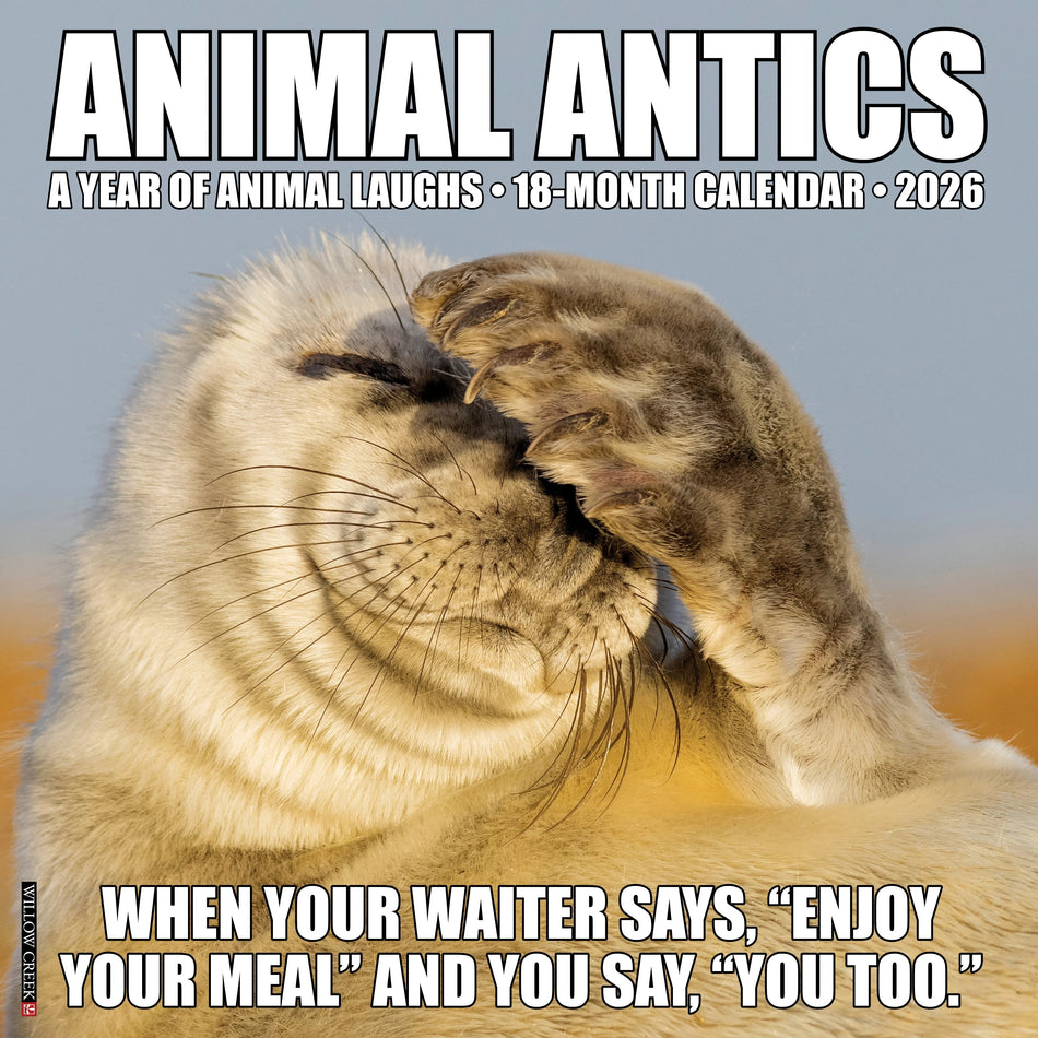 Willow Creek: Animal Antics: 2026 12 x 12 Wall Calendar