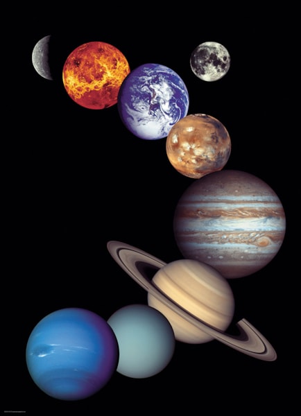EUROGRAPHICS: NASA The Solar System: 1000 Piece Puzzle