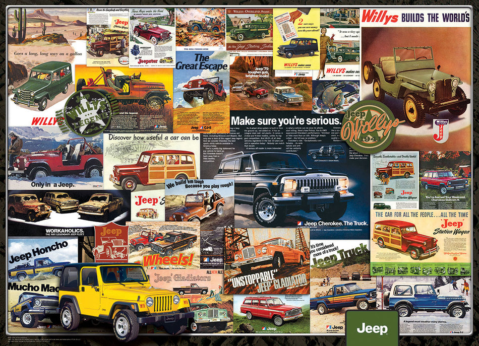 Eurographics: Jeep Advertising Collection: 1000 Piece Puzzle