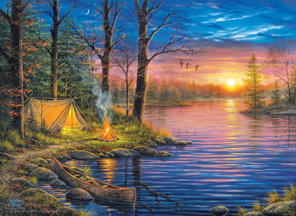 EUROGRAPHICS: Evening Mist: 1000 Piece Puzzle