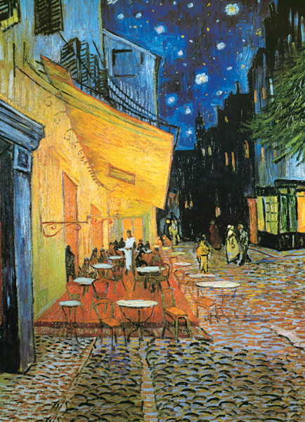 EUROGRAPHICS: Café Terrace at Night: 1000 Piece Puzzle