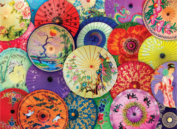 EUROGRAPHICS: Asian Oil Paper Umbrellas: 1000 Piece Puzzle