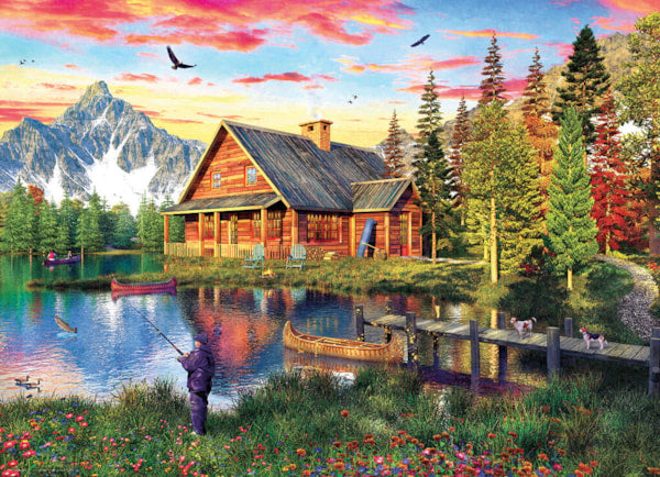 EUROGRAPHICS: The Fishing Cabin: 1000 Piece Puzzle