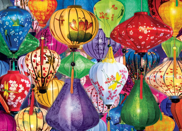 EUROGRAPHICS: Asian Lanterns: 1000 Piece Puzzle