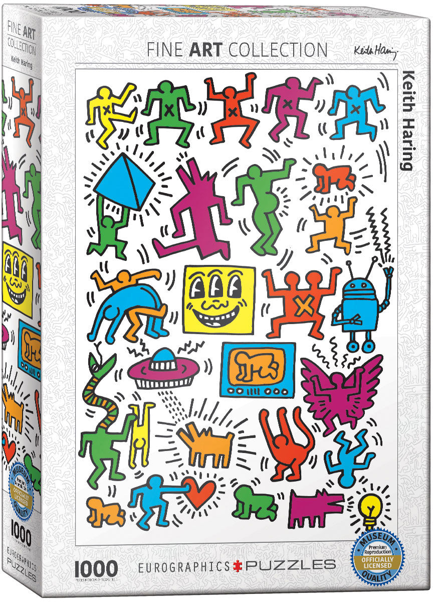 Eurographics: Keith Haring Collage: 1000 Piece Puzzle