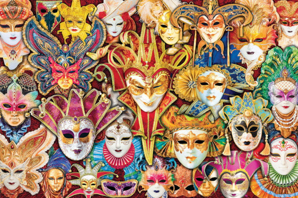 EUROGRAPHICS: Venetian Mask: 1000 Piece Puzzle