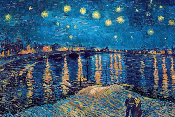 EUROGRAPHICS: The Starry Night Over The Rhone: 1000 Piece Puzzle